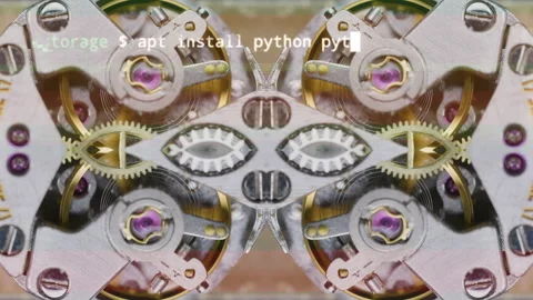 Internal cogs and gears of an antique wrist abstract pattern Stock Footage 290500686