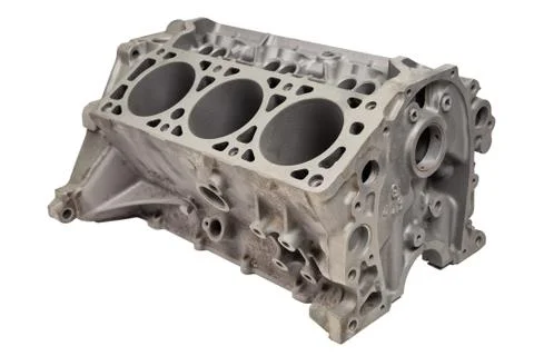 Internal combustion engine after powder coating Stock Photos