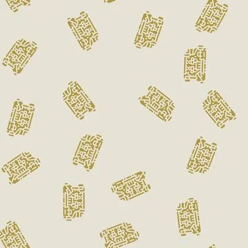Internal combustion engine industry glyph seamless pattern Illustrazione stock