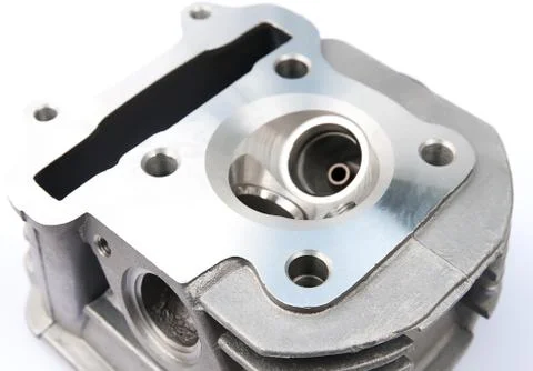 The internal combustion engine on an isolated background Stock Photos