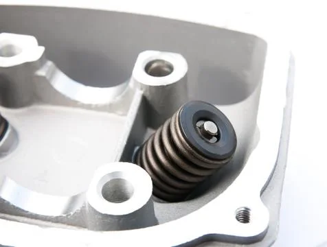 The internal combustion engine on an isolated background Stock Photos