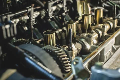 Internal combustion engine Stock Photos