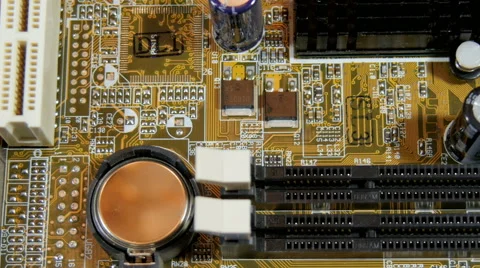 The internal components of the computer. For more details Video stock 68936568