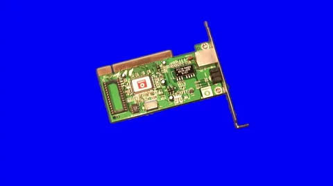 Internal computer controller 02 Stock Footage 44445505