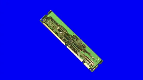 Internal computer device 04 (RAM) Stock Footage 44445640