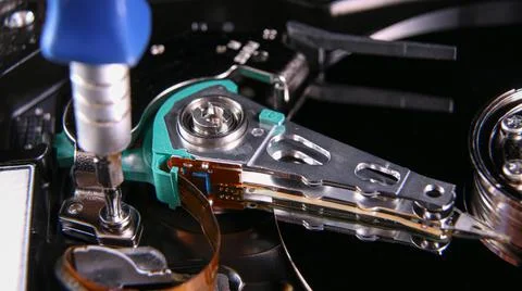 Internal Computer Hard Disk Drive Internals Foto stock