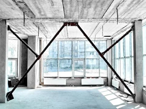 Internal Construction Structures Foto stock
