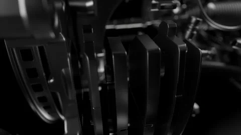 Internal device of the vehicle, complex unit. Video stock 327919598