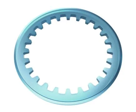 Internal Glass Cogwheel Stock Illustration
