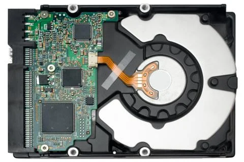 Internal Hard Disc with Clipping Path Isolated on a White Background Фото