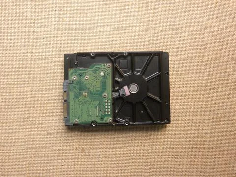 Internal hard disk drive of computer Stock Photos
