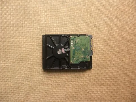 Internal hard disk drive of computer Stock Photos