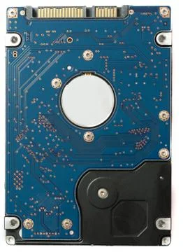 Internal Hard Drive Backside Stock Photos