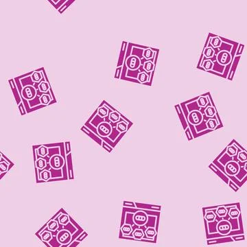 Internal linking seo glyph vector seamless pattern 스톡 일러스트