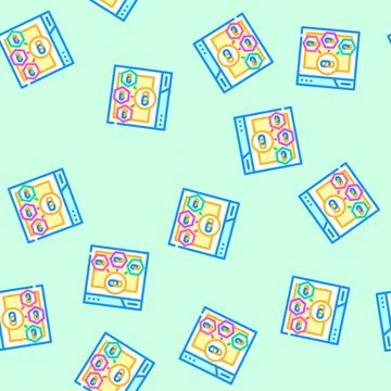 Internal linking seo vector seamless pattern イラスト素材