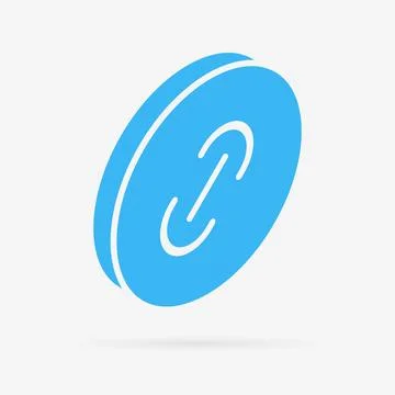 Internal Links isometric vector icon for SEO concept Stock Illustration