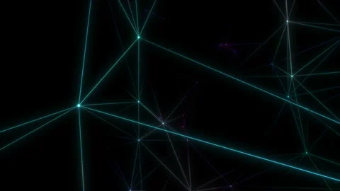 Internal luminescence system.Scientific background and abstract technology Video stock 108614512