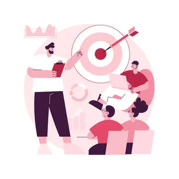 Internal marketing abstract concept vector illustration. Stock Illustration