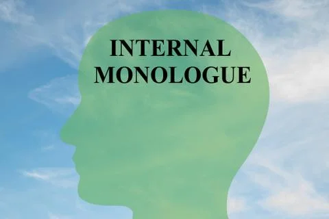 Internal Monologue concept Stock Illustration