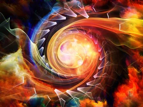 Internal Motion Abstraction 스톡 일러스트