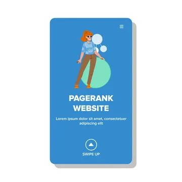Internal pagerank website vector 스톡 일러스트