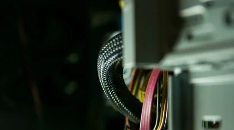 Internal parts of the computer Stock Footage 56301857