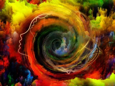 Internal Spectrum 스톡 일러스트