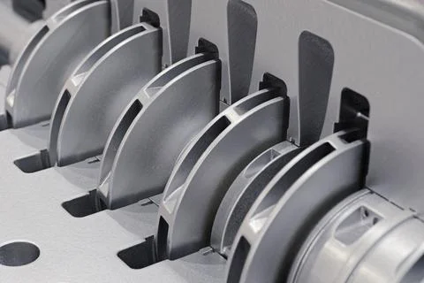 Internal structure of a centrifugal pump Stock Photos