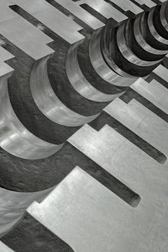 Internal structure of a centrifugal pump Stock Photos