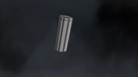 The internal structure of a lithium battery Stock Footage 242713388