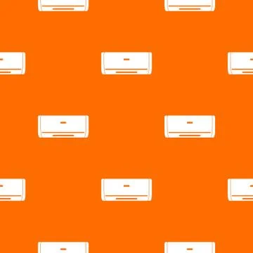 Internal unit air conditioner pattern seamless Illustrazione stock