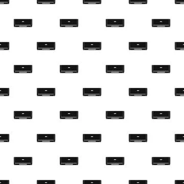 Internal unit air conditioner pattern vector Stock Illustration