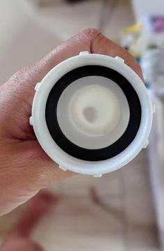 Internal view of a container Stock Photos