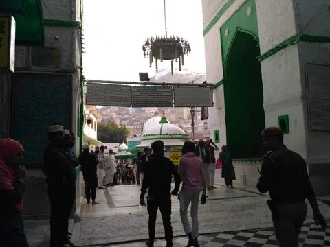 Internal view from entry gate of Ajmer Sharif Dargah in Ajmer, Rajasthan, India Photos