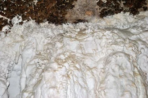 Internal view of S.Barbara cave Stock Photos