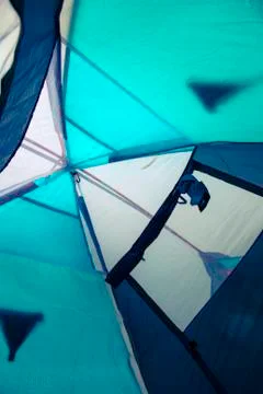 Internal view of the tent ceiling. 写真素材