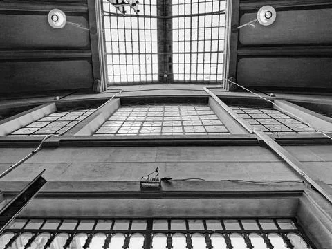 Internal wall and ceiling details. Stock Photos