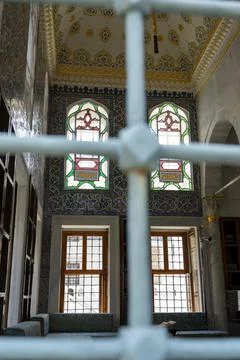 Internal wall of topkapi in Istanbul Stock Photos