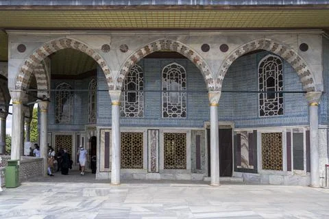 Internal wall of topkapi in Istanbul Foto stock