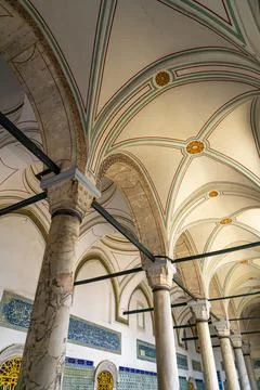 Internal wall of topkapi in Istanbul Stock Photos