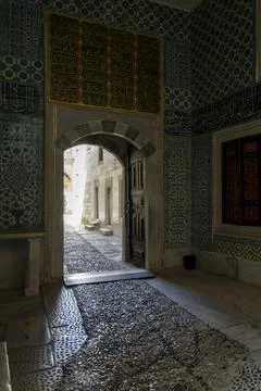 Internal wall of topkapi in Istanbul Stock Photos