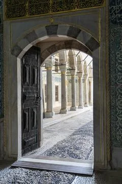 Internal wall of topkapi in Istanbul Stock Photos