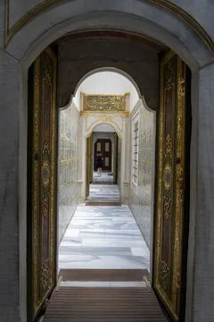 Internal wall of topkapi in Istanbul Stock Photos