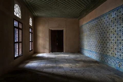 Internal wall of topkapi in Istanbul Foto stock