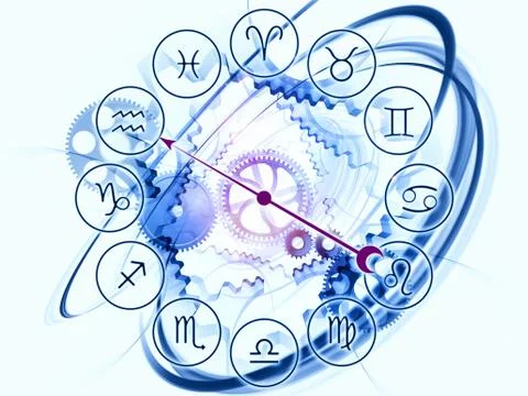 Internals of Zodiac Stock Illustration