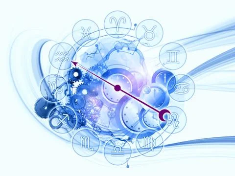 Internals of Zodiac Stock Illustration