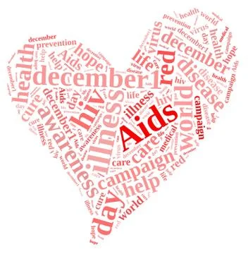 International AIDS Day. Stock Illustration