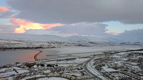 Akureyri Winter Stock Footage ~ Royalty Free Stock Videos | Pond5