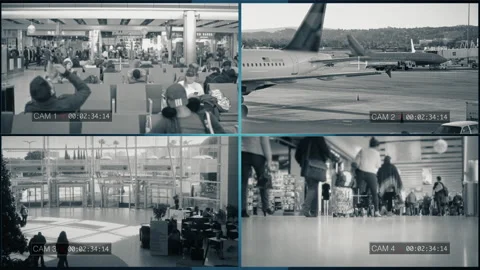 Airport Cctv Stock Videos – Royalty-Free HD & 4K Videos | Pond5