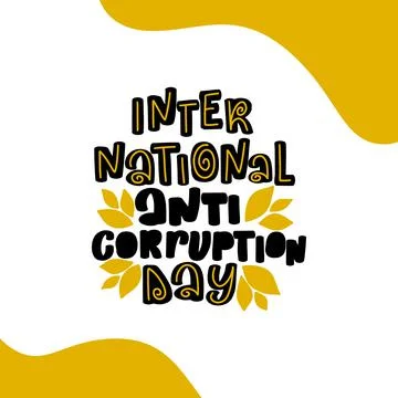 International anticorruption day vector stock illustration isolated Stock Illustration